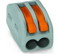 Универсальная клемма WAGO 2-х проводная 222-412 50 шт/уп УТ-016102