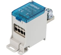 Распределительный блок (коробка) Leipole 100А, 690В, на DIN-рейку UKK6NB-100/10-35/8x10 5012.095