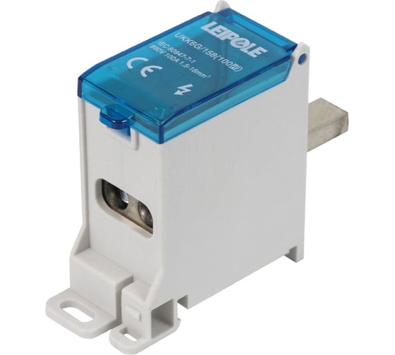 Распределительный блок (коробка) Leipole 100А, 690В, на DIN-рейку UKK6G/158/2x16 5012.027 1