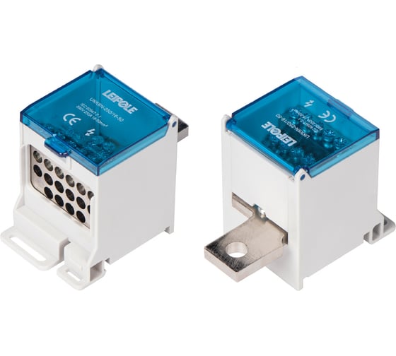 Распределительный блок (коробка) Leipole 250А, 690В, на DIN-рейку UKK6N-250/16-50/16x10 5012.080 1