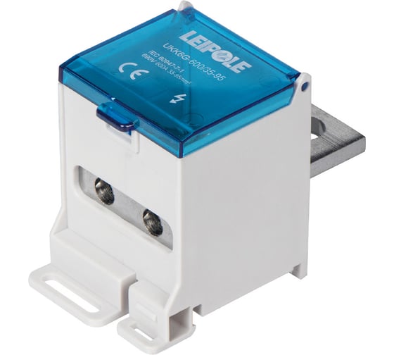 Распределительный блок (коробка) Leipole 600А, 690В, на DIN-рейку UKK6G-600/35-95/2x25 5012.056 1