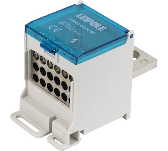 Распределительный блок (коробка) Leipole 600А, 690В, на DIN-рейку UKK6G-600/35-95/18x10 5012.064 1