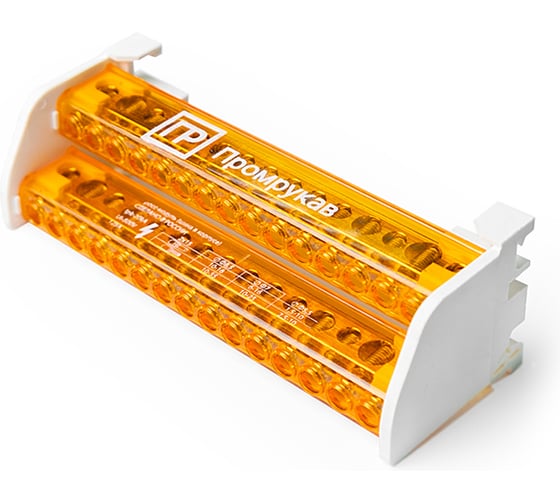 Шина на DIN-рейку в корпусе Промрукав (кросс-модуль) 2х15 PR08.32831 1