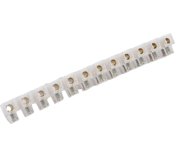 Винтовой зажим ЭРА NO-12W-10 ЗВИ-10 1.5-10 мм, 12 пар белый, Б0051353