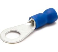 Наконечник медный луженный ЮМП ЭЛЕКТРО НКИ 1.0-2.5 мм2, под винт М6, изоляция ПВХ, синий, кольцевой изолированный (100 шт. в упаковке) elcRTI-PVC-2.5-6