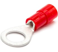 Наконечник медный луженный ЮМП ЭЛЕКТРО НКИ 0.5-1 мм2, под винт М6, изоляция РА, красный, кольцевой изолированный (100 шт. в упаковке) elcRTI-PA-1-6