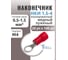 Наконечник кабельный кольцевой изолированный Vell НКИ 1,5-4, 2000 шт, 1397141 3