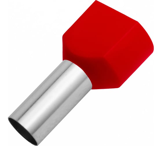 Наконечник штыревой втулочный изолированный Vell НШВИ 10-14, 100 шт/упак x 5 упак, 1396782 1