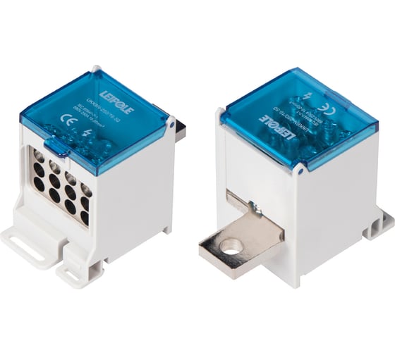 Распределительный блок (коробка) Leipole 250А, 690В, на DIN-рейку UKK6N-250/16-50/12x16 5012.079 1