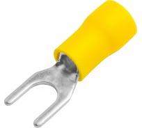 Наконечник кабельный вилочный изолированный Vell НВИ 6,0-5, 500 шт, 1396786
