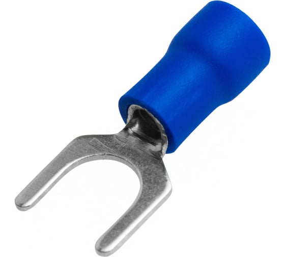 Наконечник кабельный вилочный изолированный Vell НВИ 2,5-6, 100 шт/упак x 5 упак, 1396920 1