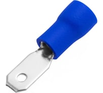 Разъем кабельный, плоский изолированный «папа» Vell РПИ-П 2,5-4,8, 500 шт, 1397056