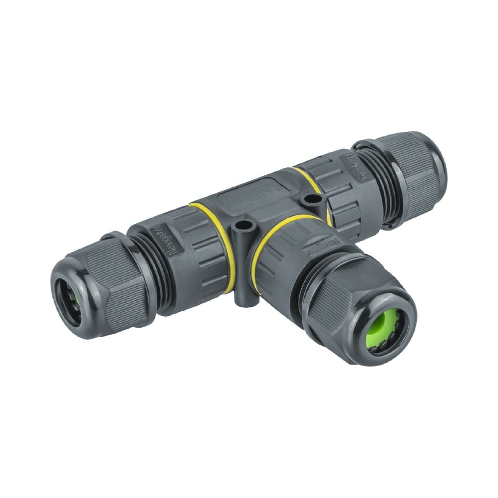 Коннектор Navigator 82 836 NTB-T02-3P-IP68 T-образный, 3PIN 82836 ...
