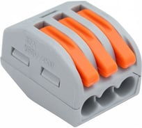 Клемма соединительная Vell PCT-213 с рычагом, 25 шт, 1397071