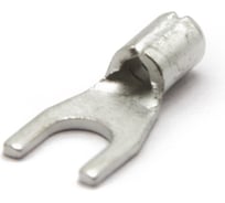 Наконечник медный луженый ЮМП ЭЛЕКТРО вилочный ПМ 0.5-1 мм2, под винт М3 (100 шт. в уп.) elcFTN-1-3