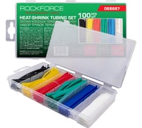 Трубки термоусадочные Rockforce набор 100пр. RF-068667(62209)