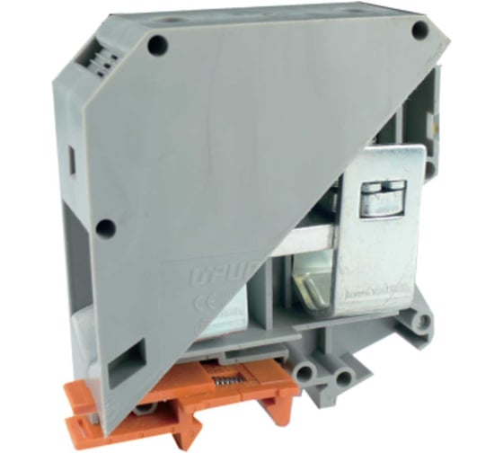 Проходная клемма UPUN UKJ-95, тип фиксации провода: винтовой, номинальное сечение: 90 мм, 232A, 1000V, цвет: серый 10 шт. erp859445 1