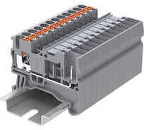 Клемма SUPU TP 1-1 штекерная Push-in, сеч.2.5мм2, сер. TP2.5-2-1-GY