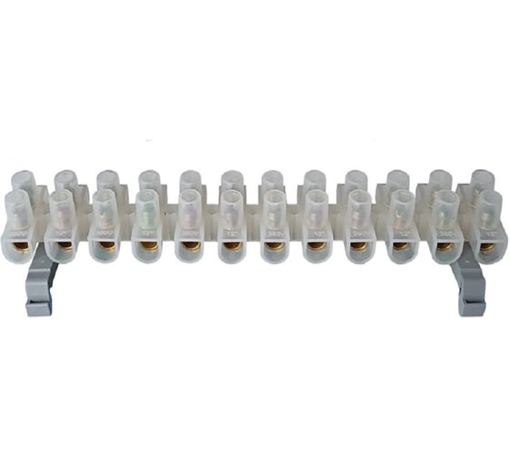 Клеммный блок на DIN-рейку Магнито-Контакт КБ-12 DIN 10мм2 АЯКС 00-00032063