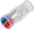 Экспресс-клемма REXANT СМК 2273-2x2R проходная, разъемная, 2 полюса, 2х2-проводная, 0.5-2.5мм2, 5 шт. 07-5243-5 2
