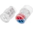 Экспресс-клемма REXANT СМК 2273-2x2R проходная, разъемная, 2 полюса, 2х2-проводная, 0.5-2.5мм2, 5 шт. 07-5243-5 6