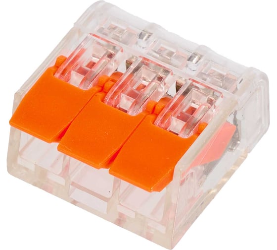 Клеммный рычажный зажим Wolta 40 шт WTB-LTB/413