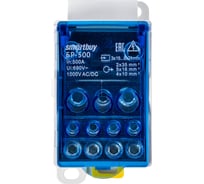 Блок распределительный SMARTBUY БР 500A на DIN-рейку SBE-bcdb-500