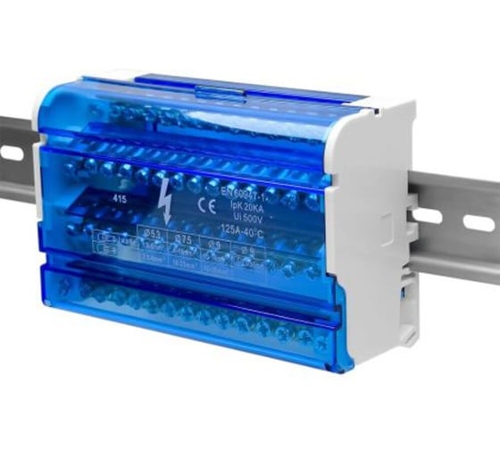 Шина нулевая в корпусе (кросс-модуль) ЕТР ШК 415 (4x15 групп) 68003