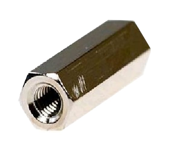 Стойка для плат ЦКИ Глобал круглая, D6 3.2x5, латунь/никель, 10 шт 84481