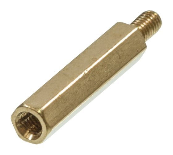 Шестигранная стойка для печатных плат ЦКИ Глобал внутренняя/наружная, М3x22, латунь, 20 шт 76453