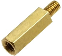 Шестигранная стойка для печатных плат ЦКИ Глобал внутренняя/наружная М3x12 латунь 25 шт 53184