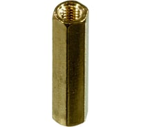 Шестигранная стойка для печатных плат ЦКИ Глобал внутренняя/внутренняя, М3x20, латунь, 20 шт 60630