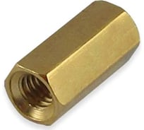 Шестигранная стойка для печатных плат ЦКИ Глобал внутренняя/внутренняя, М2.5x13, латунь, SW4.0, 10 шт 83565