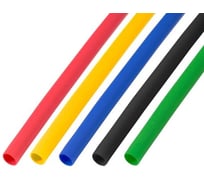 Набор термоусаживаемых трубок 4 мм пять цветов 1 м 50 штук Юпитер JP7230-06 ЦЕ-0615530472