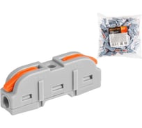 Клемма проходная СК-221 2,5 мм² 50 штук Юпитер JP7201-15 ЦЕ-0241643304