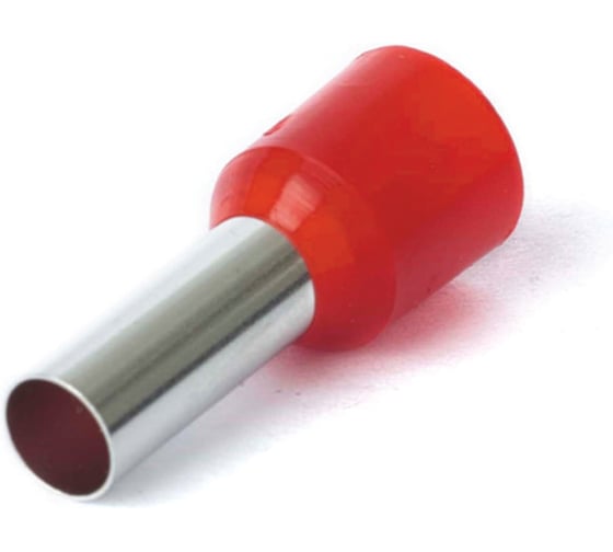 Наконечник-гильза HLT Е10-12 10мм, с изолированным фланцем 20шт. (20уп./уп.) 084-04-335