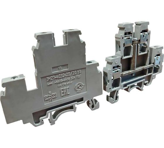 Зажим наборный СПб УПП-5 ЗН27-4Д32 2Д/2Д без перемычки (упаковка 10 шт.) 099928205