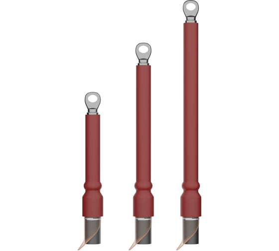 Муфта концевая НИЛЕД HT2i-12/1x70-120L12 (1ПКВт-10-70-120) комплект на 3 фазы, внутренняя установка, СПЭ, с болтовыми наконечниками, без брони 16002057
