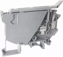 Предохранительная клемма UPUN UKJ-4RD, 5X20, тип фиксации провода: винтовой, номинальное сечение: 4 мм кв., 6,3A, 660V, цвет: серый, 60 шт. erp859353