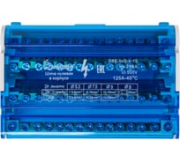 Шина на DIN-рейку в корпусе Smartbuy 4х15 на DIN-рейку SBE-bc0-4-15