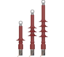 Муфта концевая НИЛЕД HT2-12/1x300-400 (1ПКНт-10-300-400-БН) комплект на 3 фазы, наружная установка, СПЭ, без болтовых наконечников, без брони 16002017