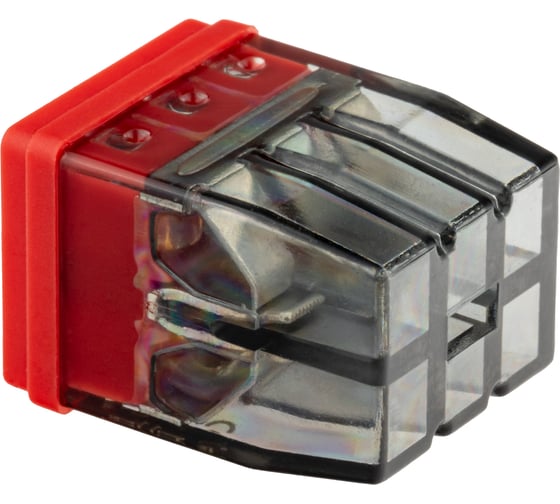 Монтажные клеммы duwi прозрачные СМК 772-206, 2,5мм2 (Cu+Alu), 5 шт. 26732 4