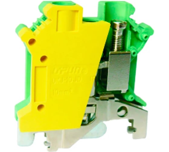 Клемма винтовая заземляющая UPUN UKJ-10JD, 10 шт 11010 erp859344-1