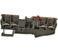 Клемма нажимная с разъединителем UPUN UJ6-2.5/2×2SK, 10 шт 421492 erp859397-1