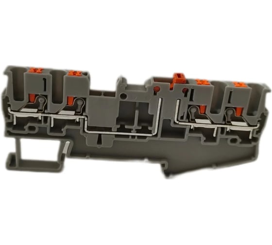 Клемма нажимная с разъединителем UPUN UJ6-2.5/2×2SK, 10 шт 421492 erp859397-1