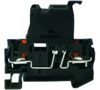 Клемма нажимная с держателем предохранителя UPUN UJ6-4RD(5×20), 10 шт 421502 erp859402-1