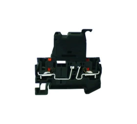 Клемма нажимная с держателем предохранителя UPUN UJ6-4RD(5×20), 10 шт 421502 erp859402-1