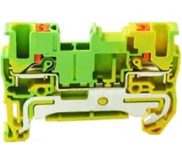 Клемма нажимная заземляющая UPUN UJ6-2.5JD, 10 шт 421462 erp859395-1