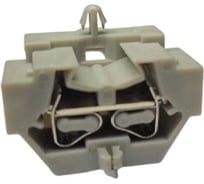 Мини клемма UPUN UJ2-2.5/2X2Q, 4 точки подключения в клемме, боковой подвод кабеля, тип фиксации провода: пружинный, номинальное сечение: 2,5 мм кв., 24A, 500V, цвет: серый, 10 шт erp859438-1