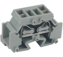 Мини клемма UPUN UJ2-1.5/2X2, 4 точки подключения в клемме, боковой подвод кабеля, тип фиксации провода: пружинный, номинальное сечение: 1,5 мм кв., 17,5A, 400V, цвет: серый, 140 шт. 441004 erp859432